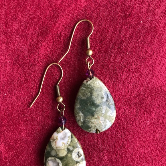 Stunning teardrop earrings - Picture 2 of 4